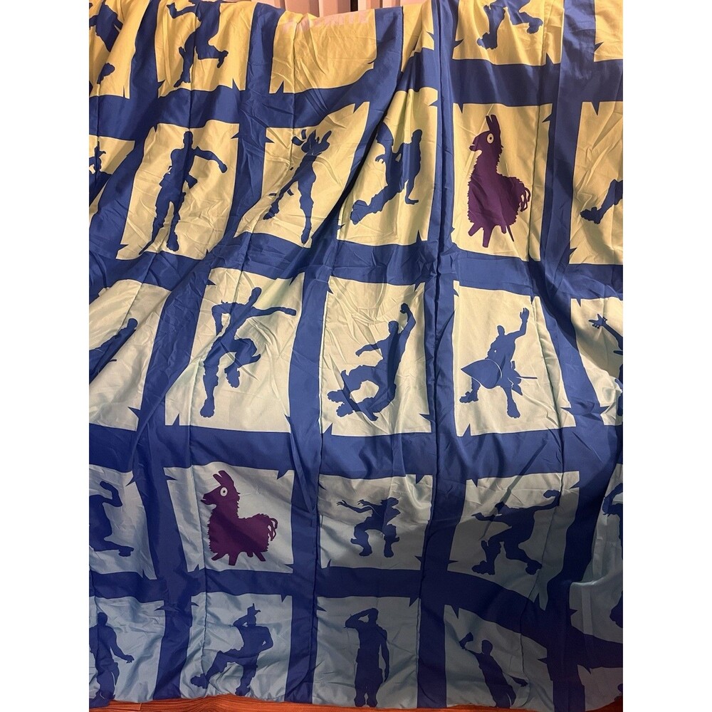Fortnite full/twin Comforter sheet Kids Gaming Merch Bedding